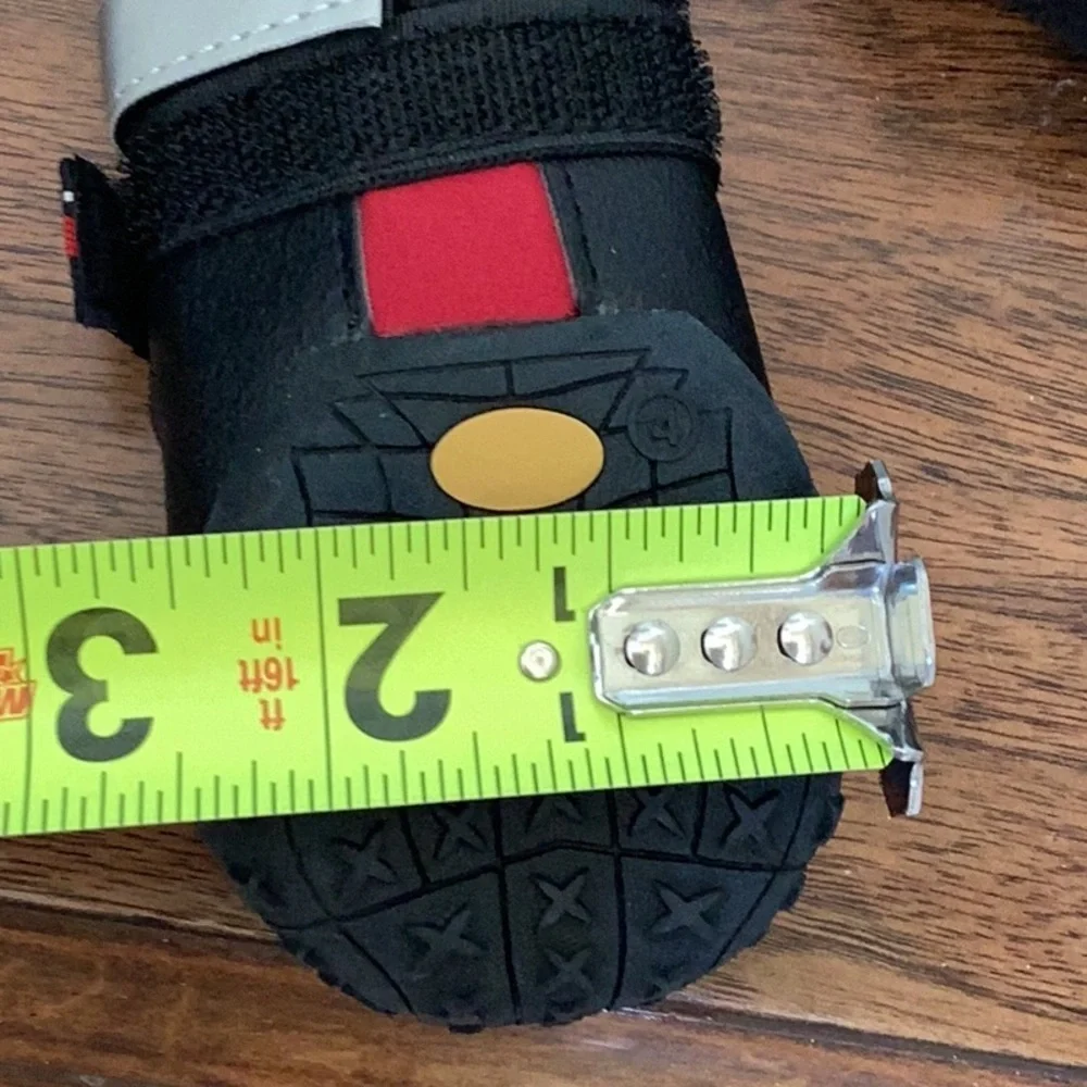 Red and Black Dog Boots